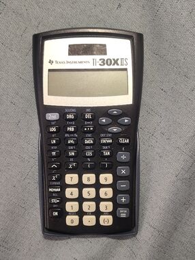 Texas Instruments TI-30X IIS Scientific Calculator - Black and Cream Keys